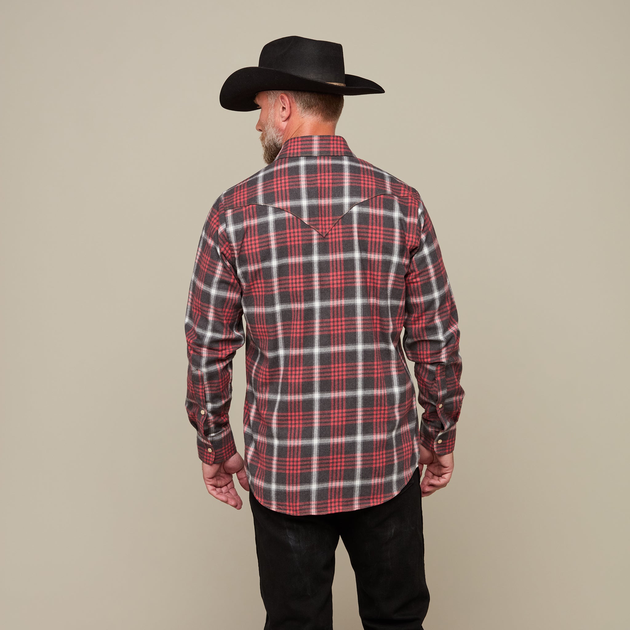 Denver Flannel Red Grey - Buy Online - Limited Stock Available!