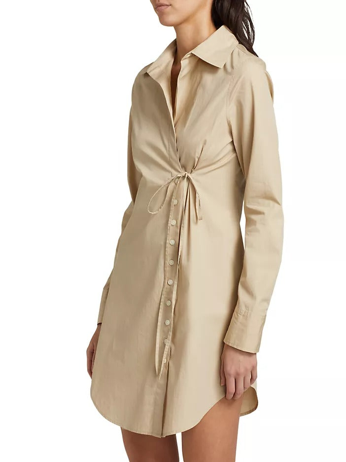 Derek Lam 10 Crosby Cindy Shirt Dress - Safari