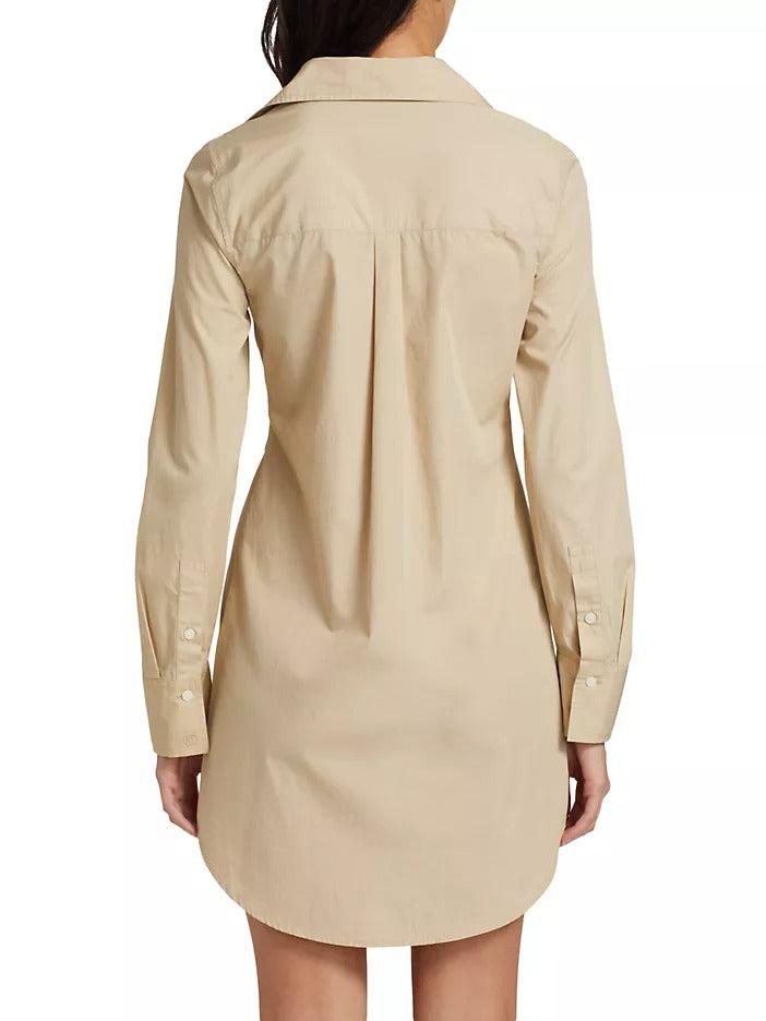 Derek Lam 10 Crosby Cindy Shirt Dress - Safari