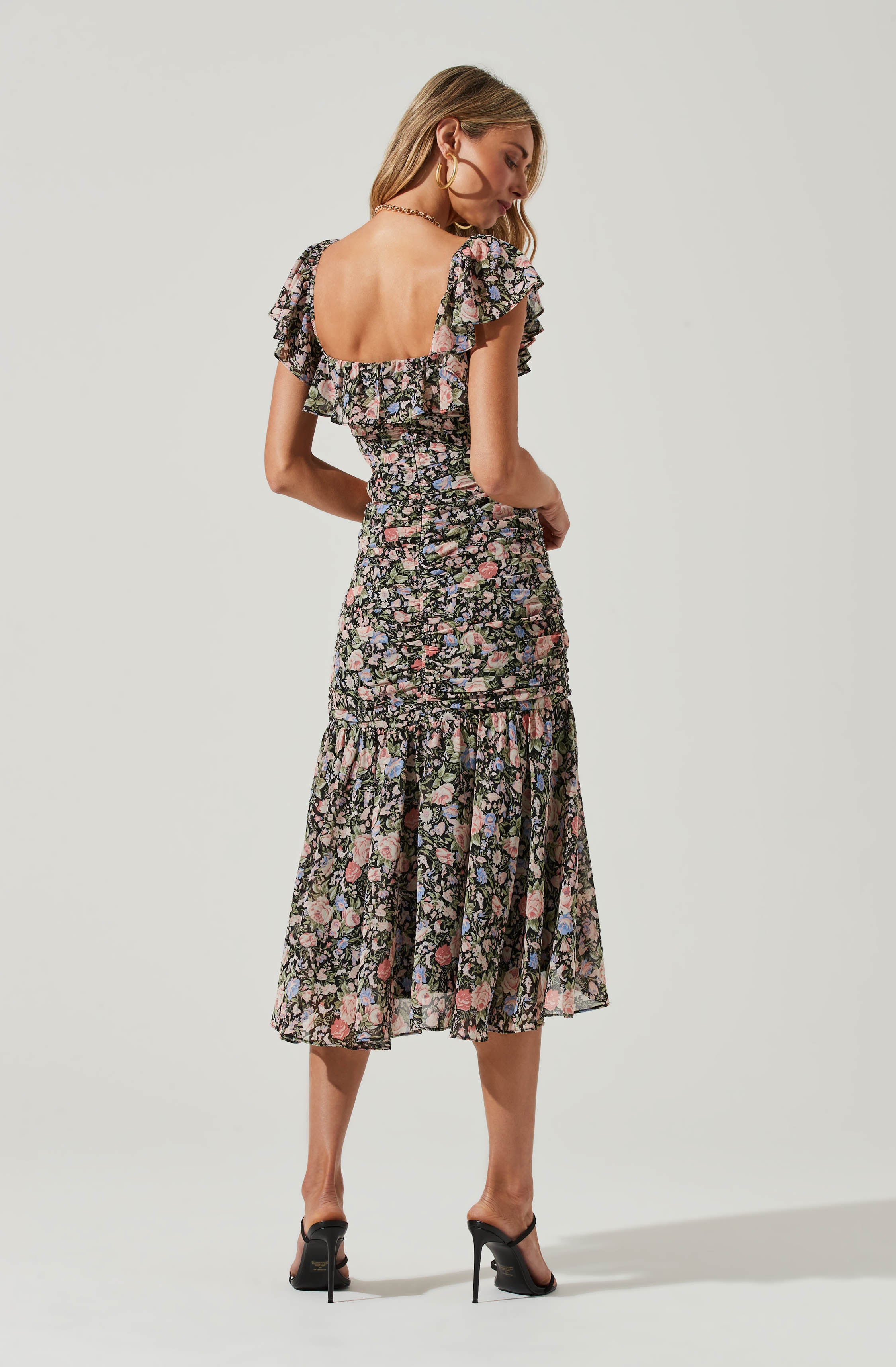 Devereaux Floral Midi Dress