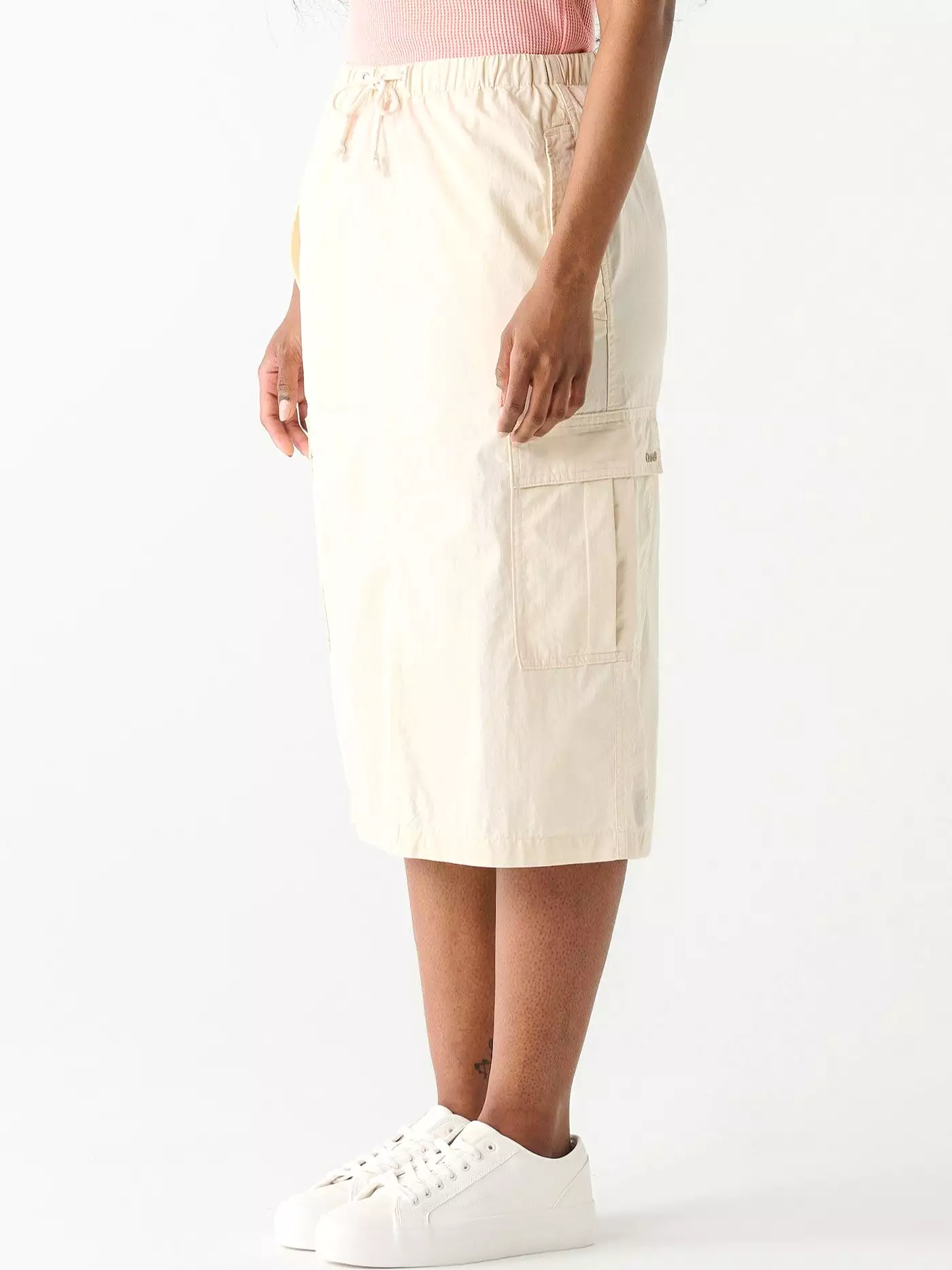 DEX Parachute Cargo Midi Skirt modified for improved search engine optimization: Trendy Parachute Cargo Midi Skirt by DEX