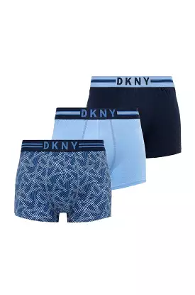 DKNY Cotton Stretch Trunk 3 Pack