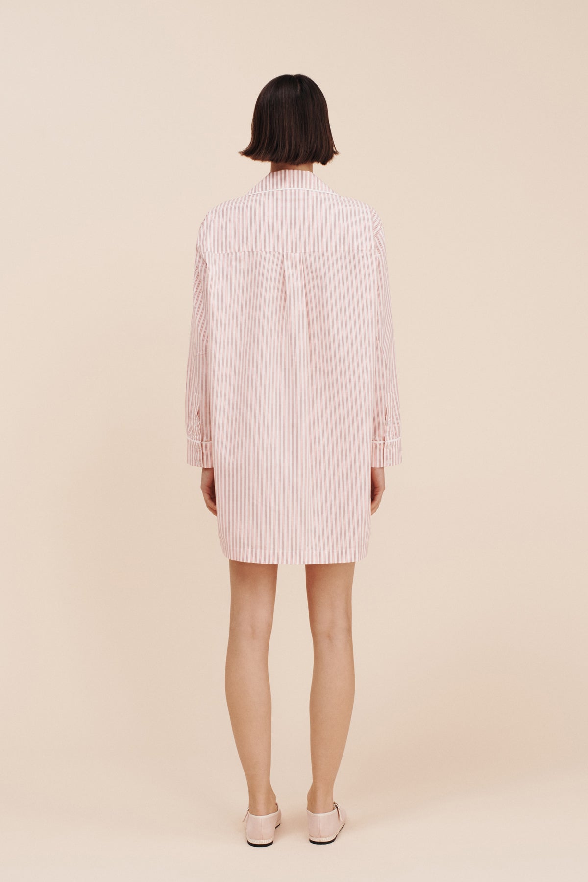 Edie Shirt Dress - Strawberry Stripe | Shop Now