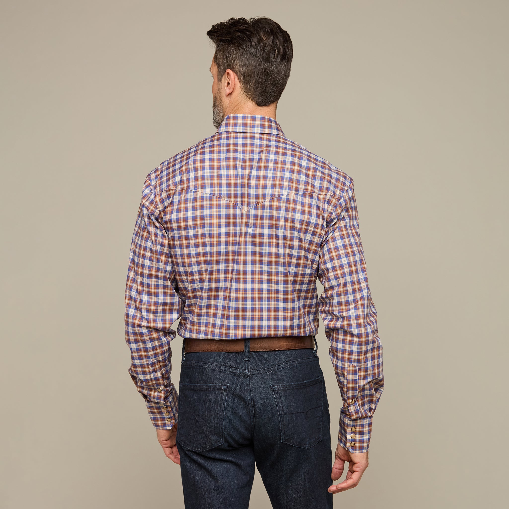 El Paso Blue/Brown Plaid