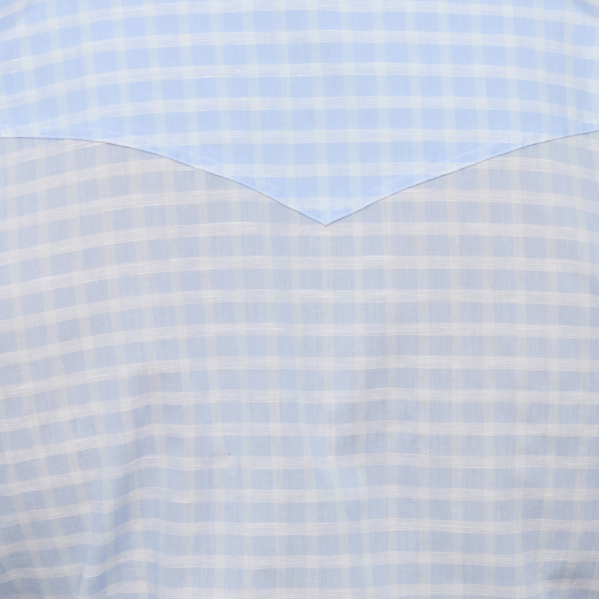 El Paso Plaids - Powder Blue Checkered Top Weave - Shop Now