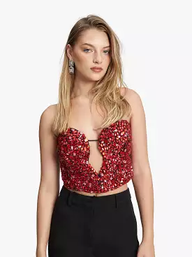 Eleni Beaded Bustier - Shop Now