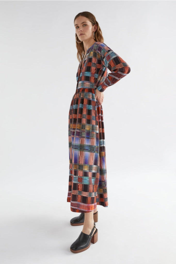 Elk Label - Dilan Dress - Kasar Print