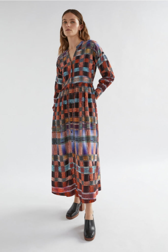 Elk Label - Dilan Dress - Kasar Print