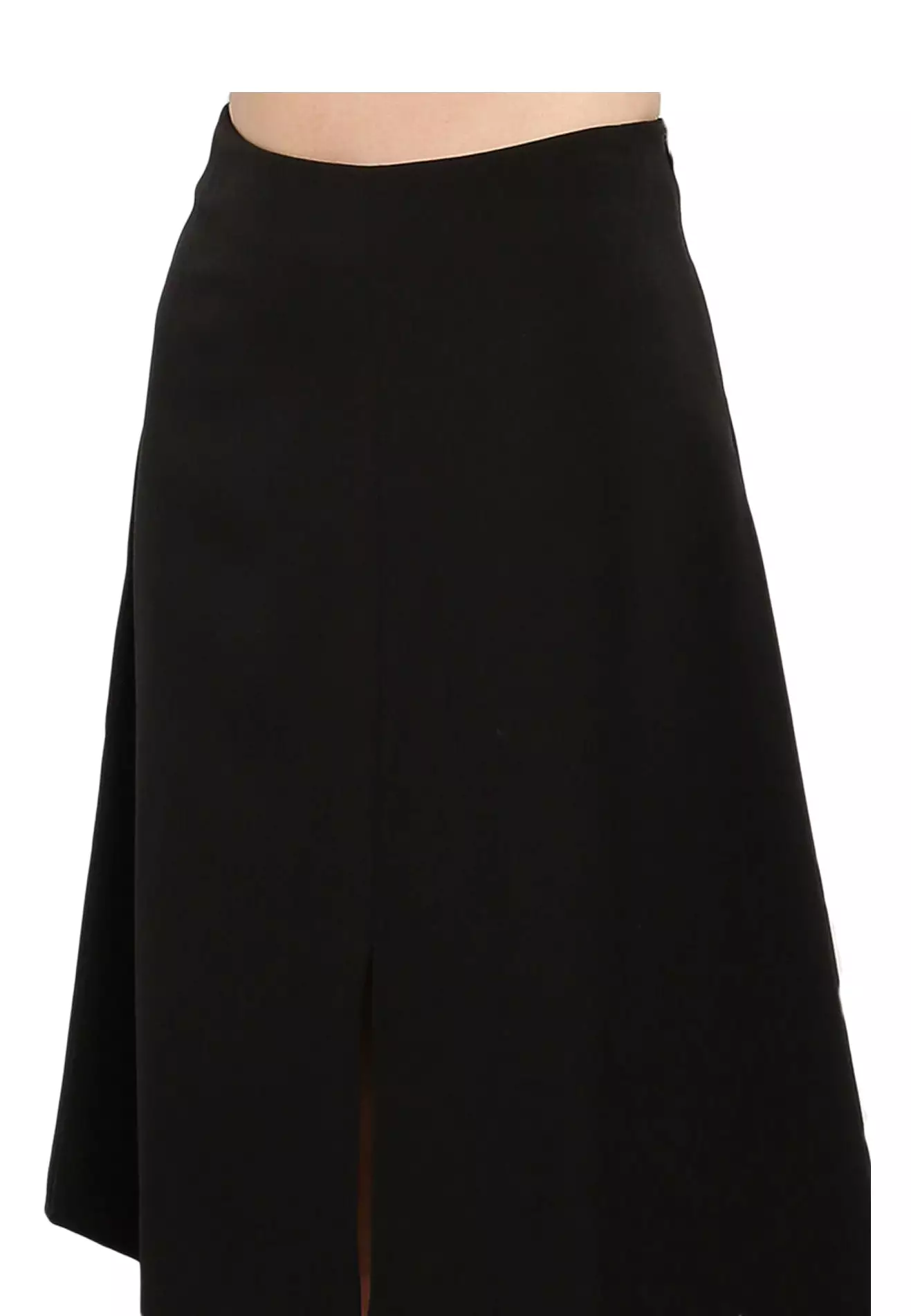 ELLE Apparel Asymmetrical Midi Skirt