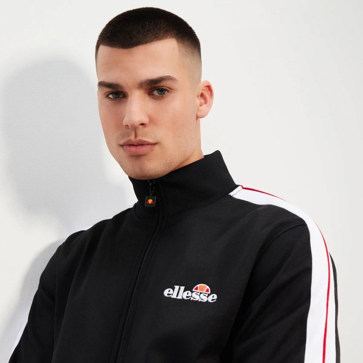 Ellesse Black Track Jacket Giandoso