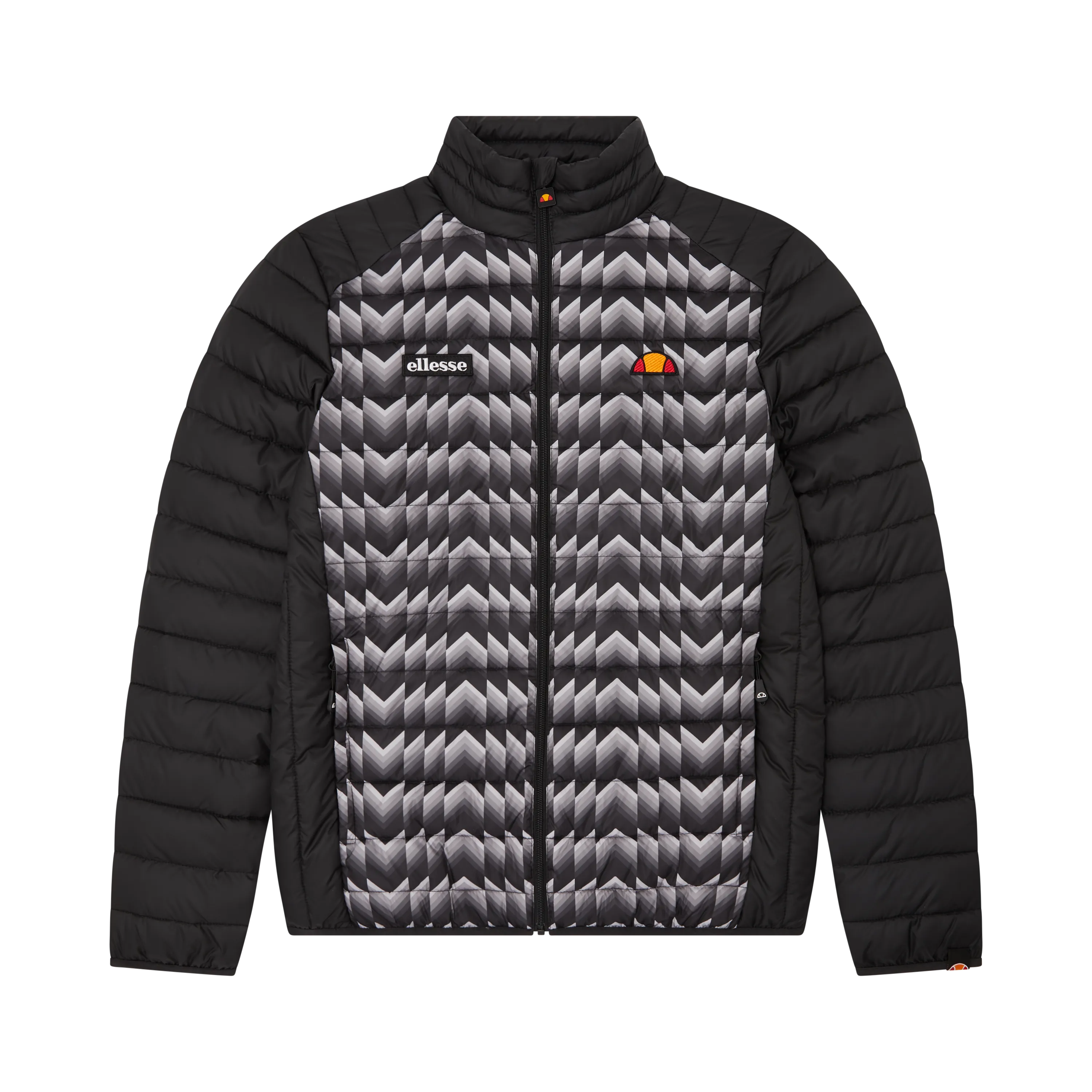 Ellesse Tartaro Retro Print Black Jacket