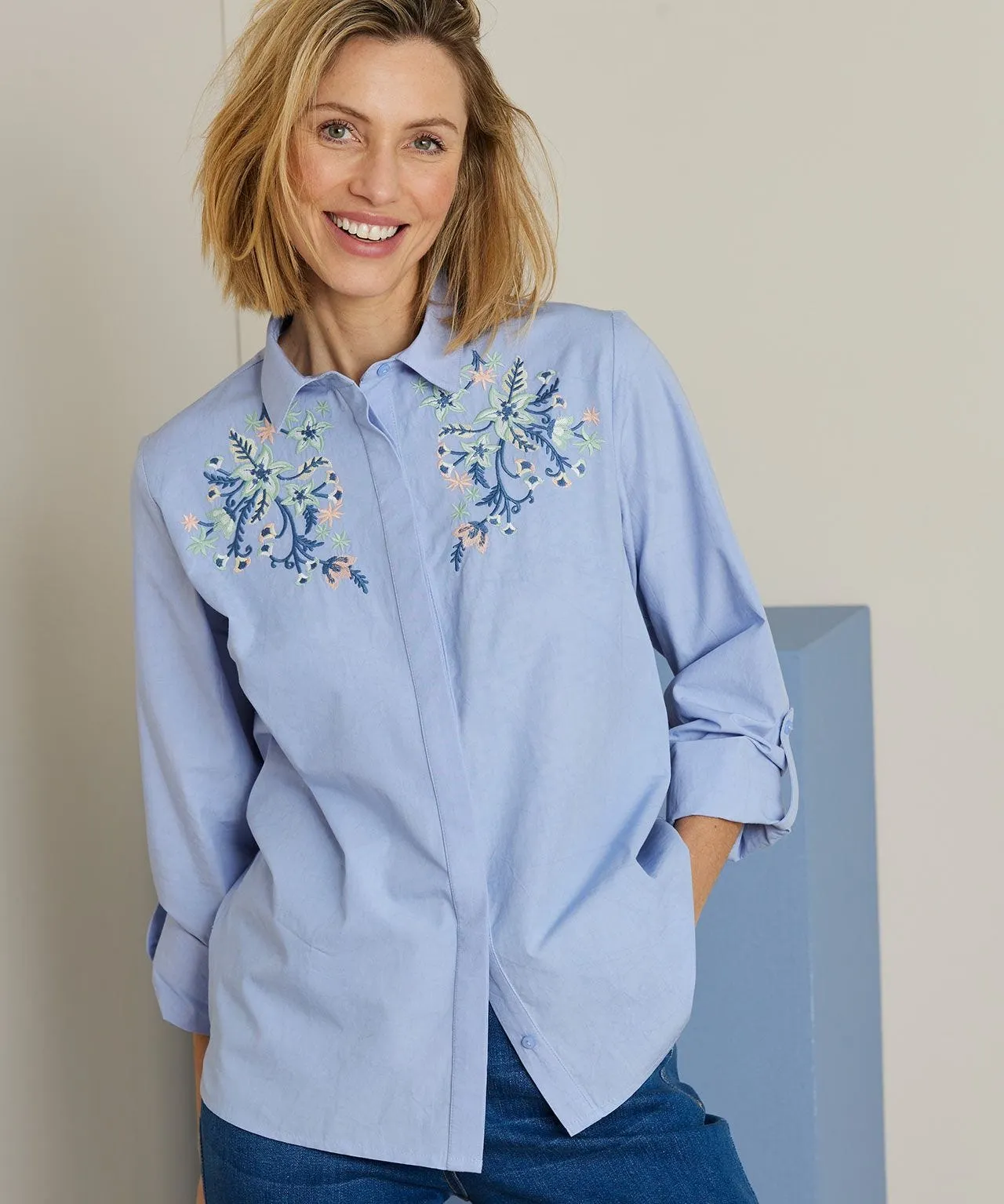 Stylish Embroidered Blouse