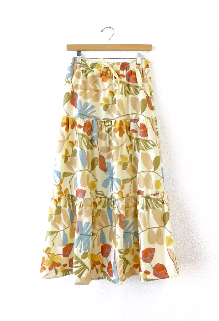 Embroidered Midi Skirt - Grant Collection