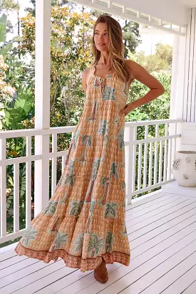 Erryn Maxi Dress - Sahara Sunset Collection