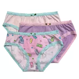 Esme Candy Bear 3-Piece Panty Set