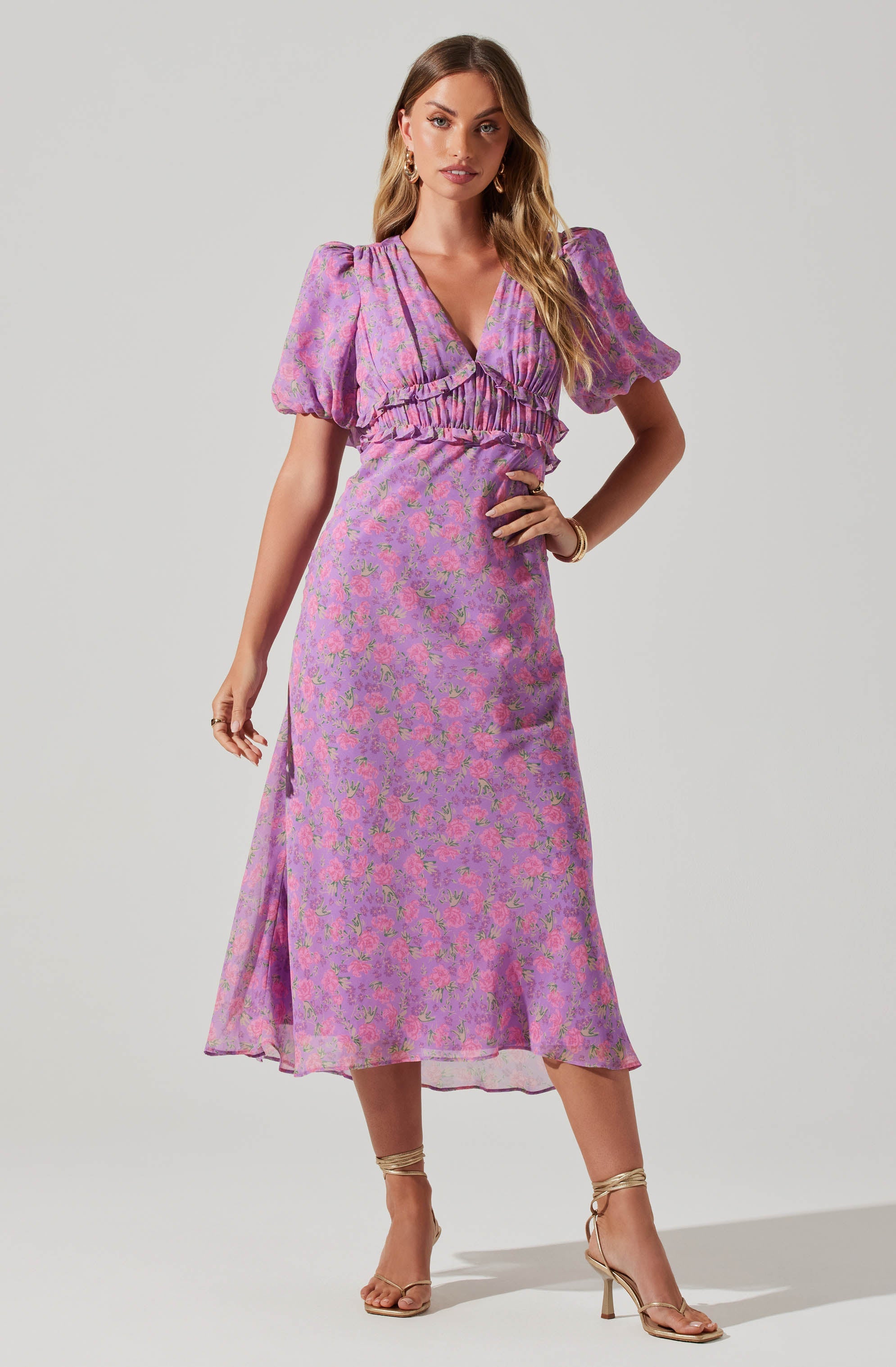 Esperanza Floral Midi Dress