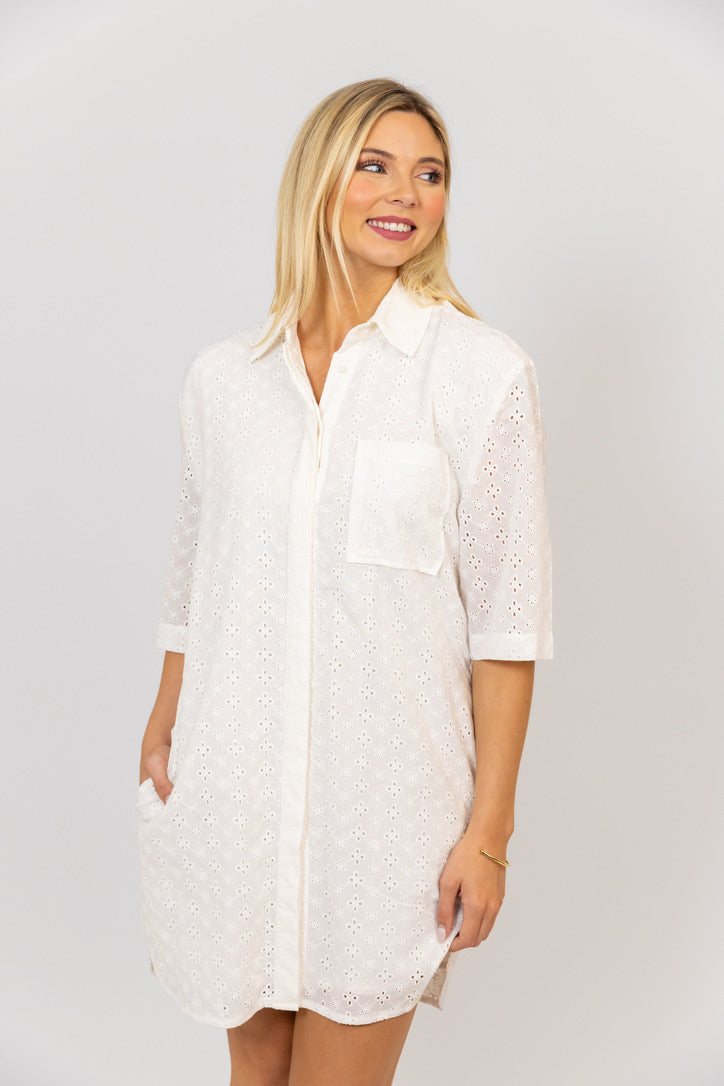 Eyelet Dress Shirt