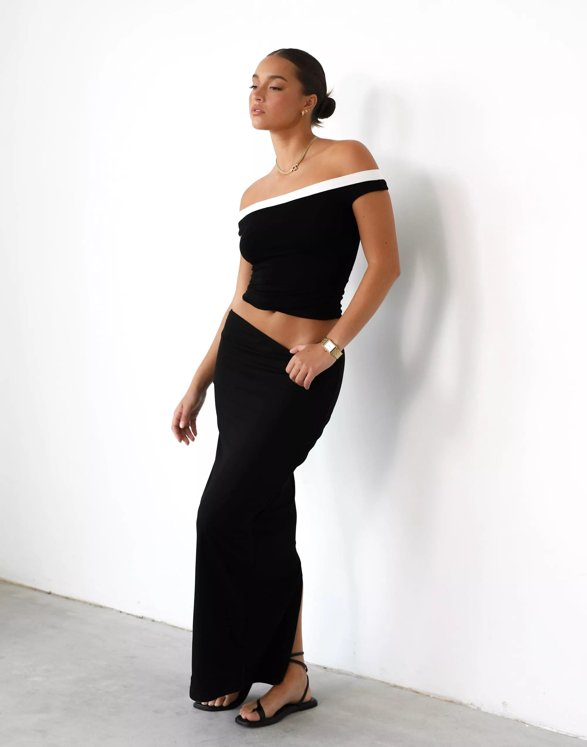 Fable Maxi Skirt - Black