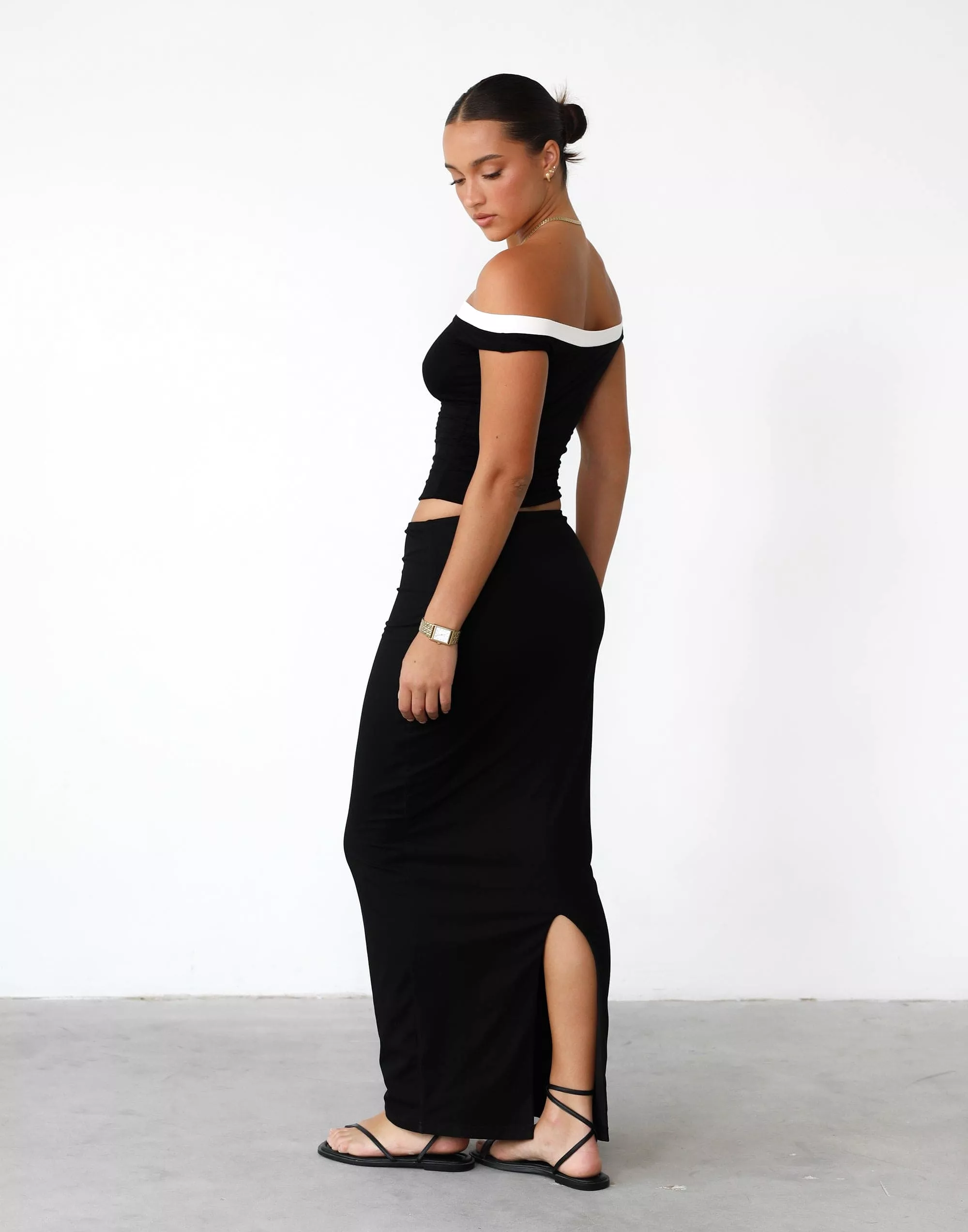 Fable Maxi Skirt - Black