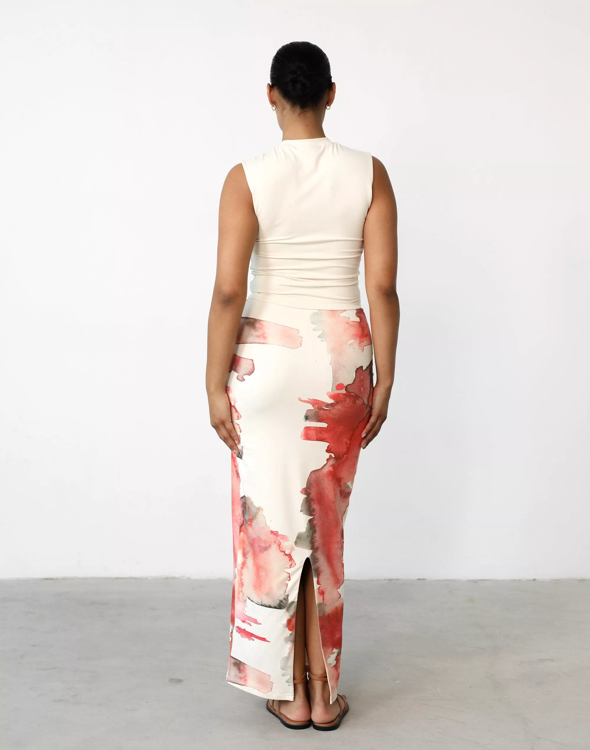 Fable Watercolour Maxi Skirt