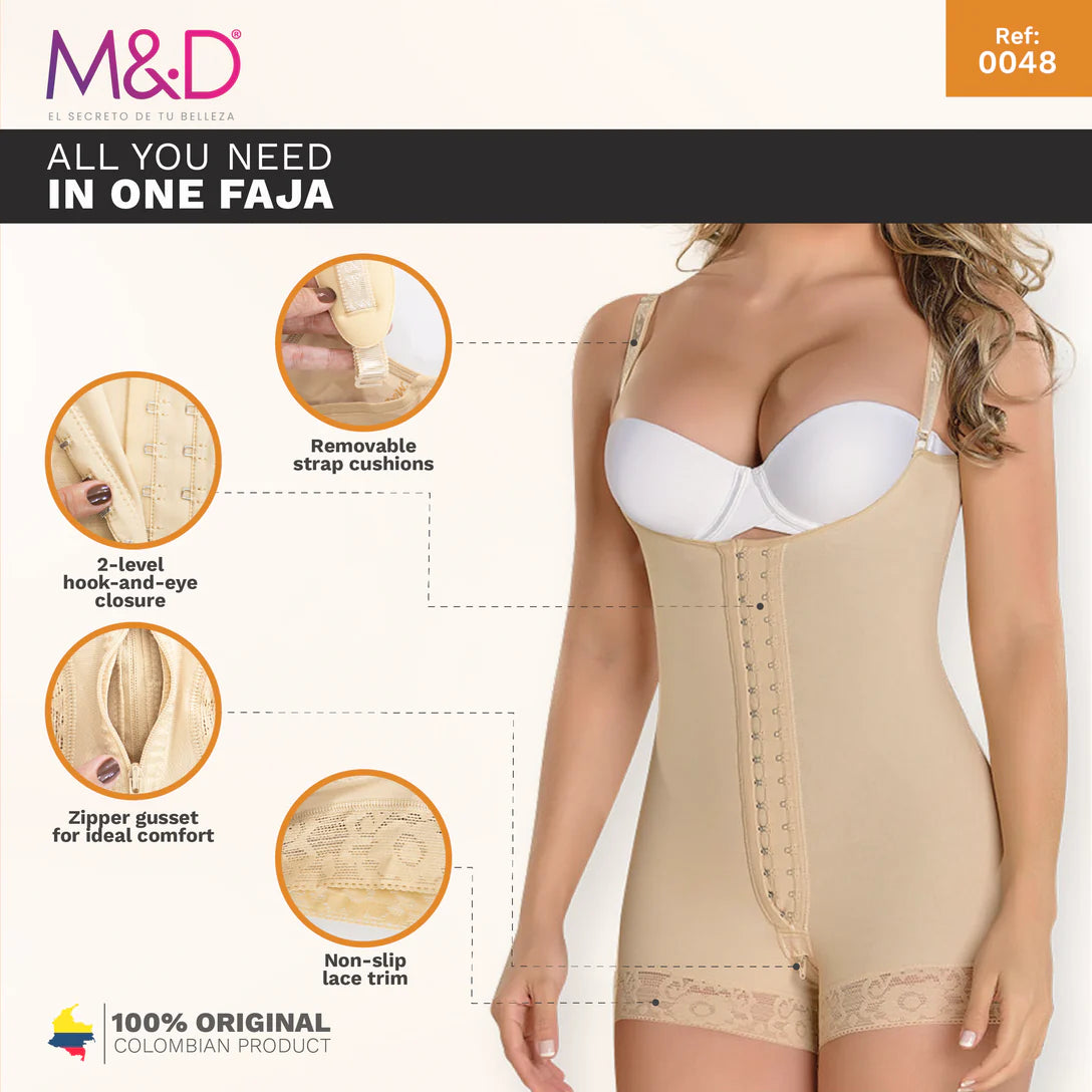 Fajas MYD 0048 Slimming Body Shaper for Women / Powernet - Extra Short