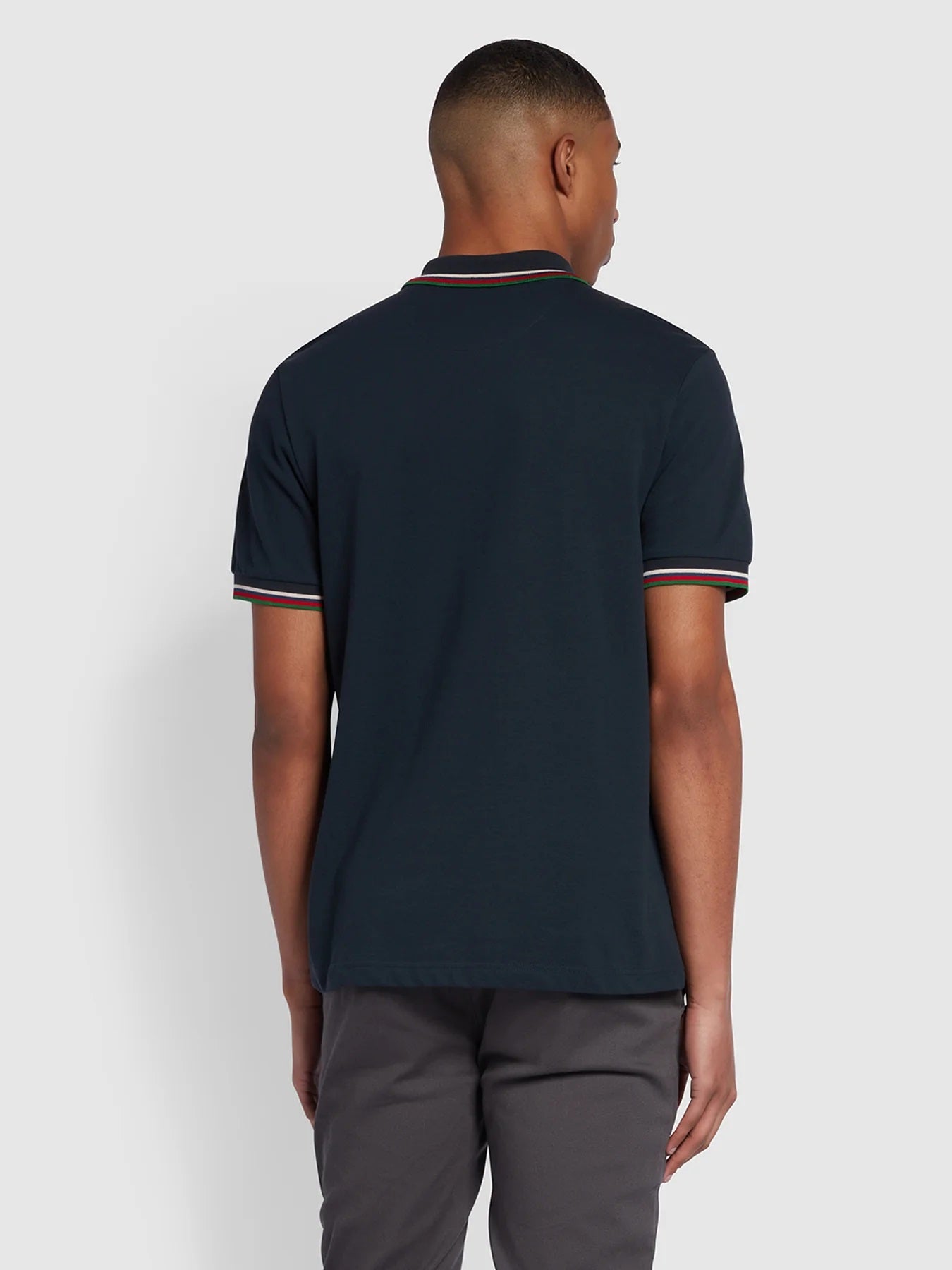 Farah 'Alvin' Pique Polo Shirt Regular Fit - Tipped