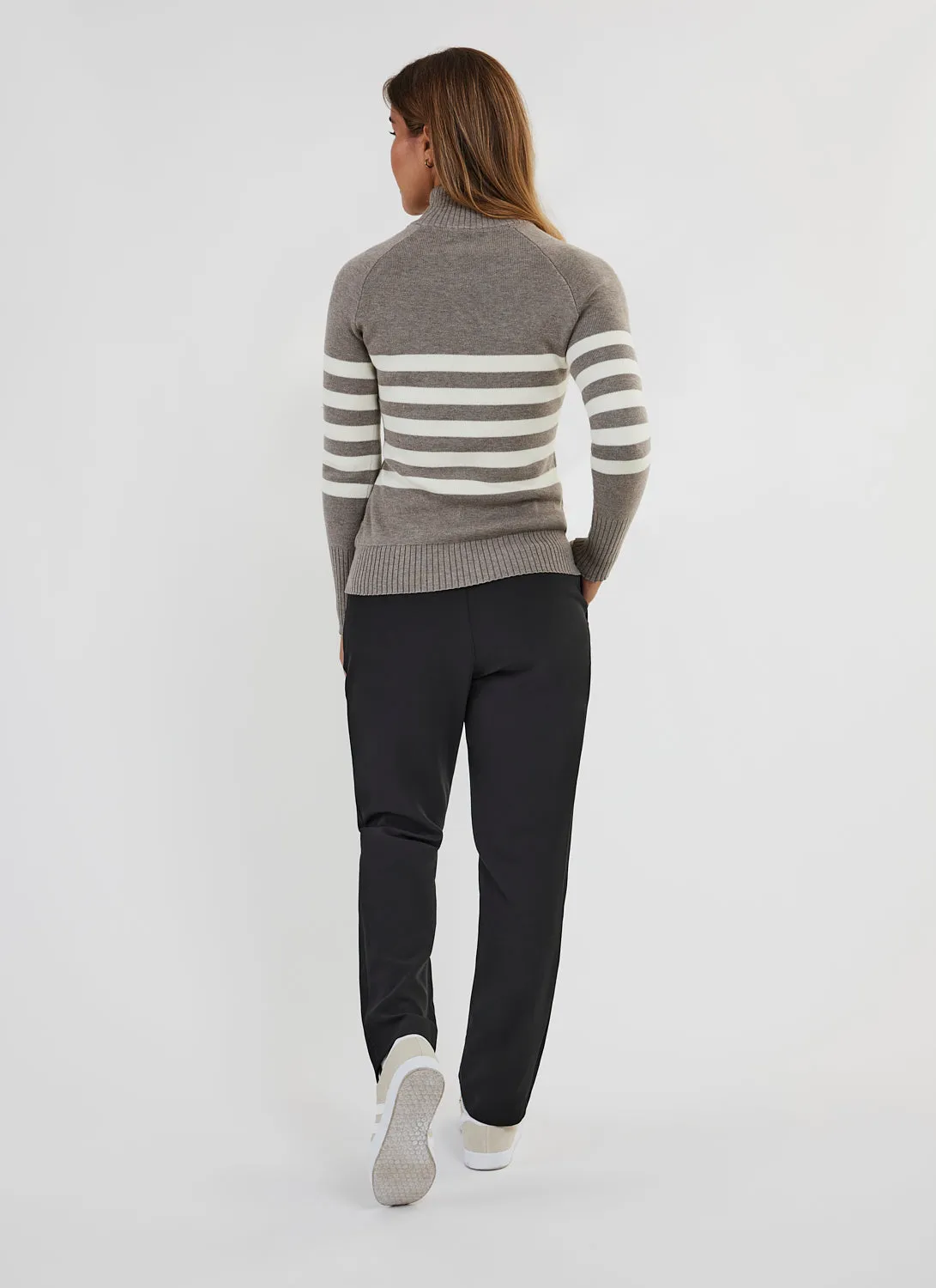 Fig Lugano Fitted Sweater - Slim Fit Sweater for Women