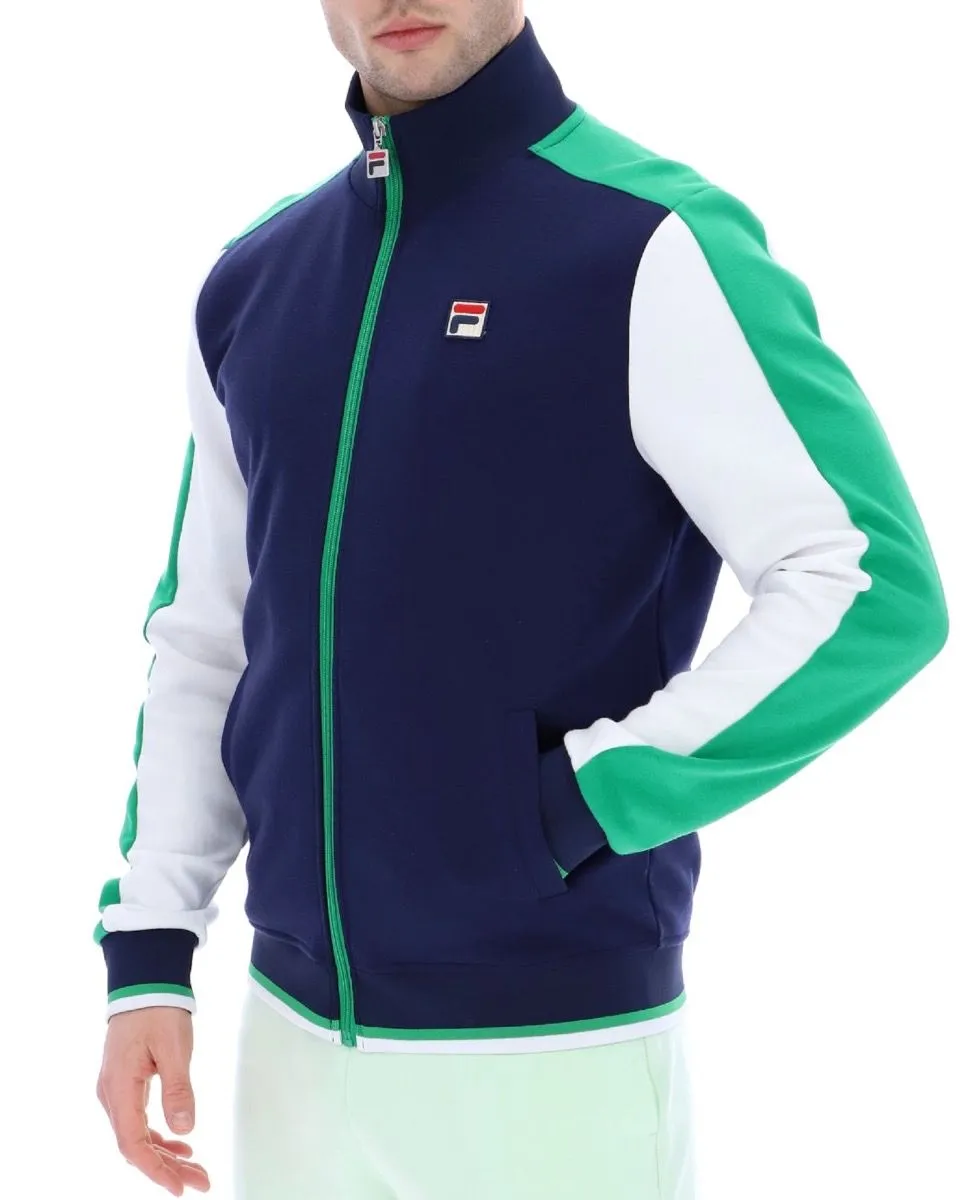 Navy/Jelly Bean Bivanna Track Jacket by Fila