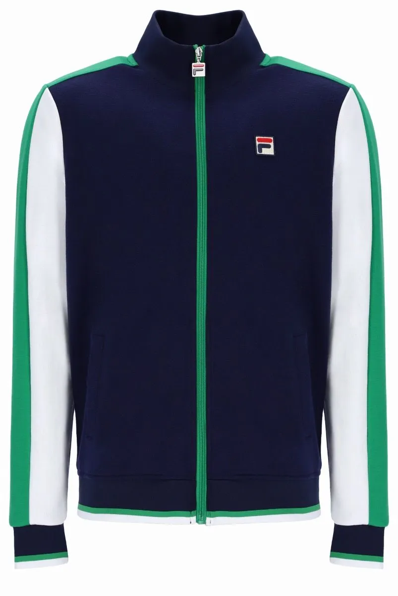 Navy/Jelly Bean Bivanna Track Jacket by Fila