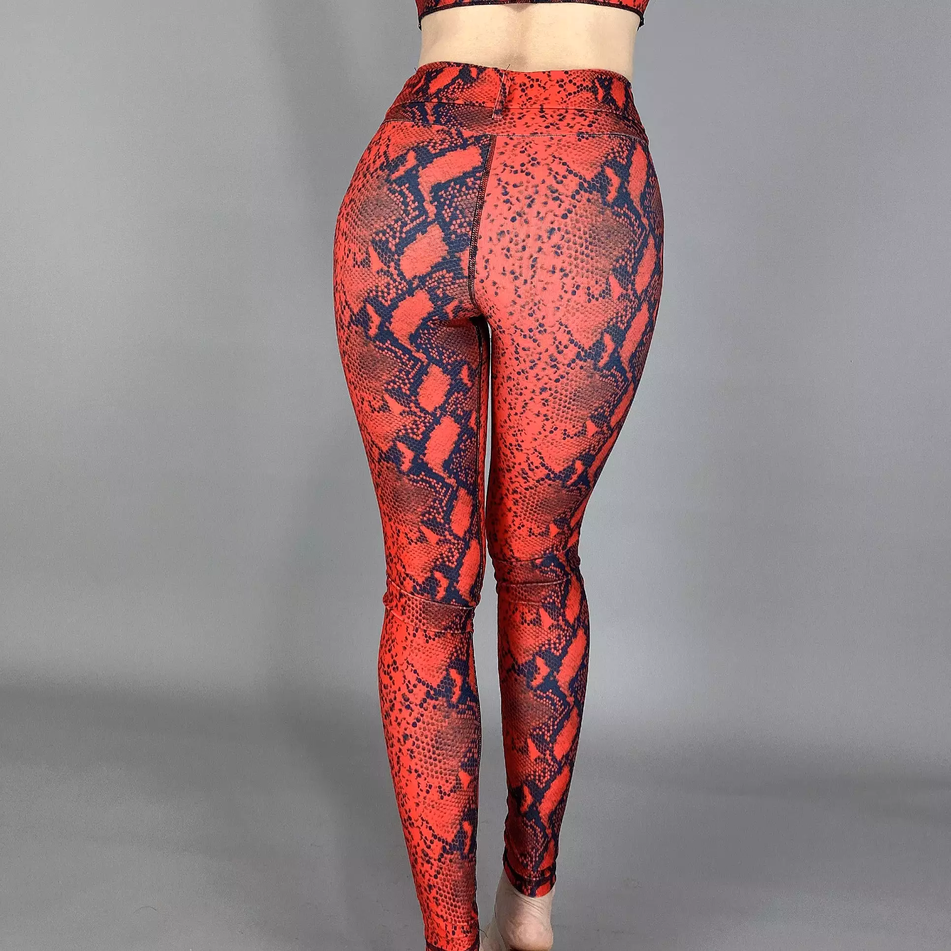 Fitwear Legging Belt Red Snake