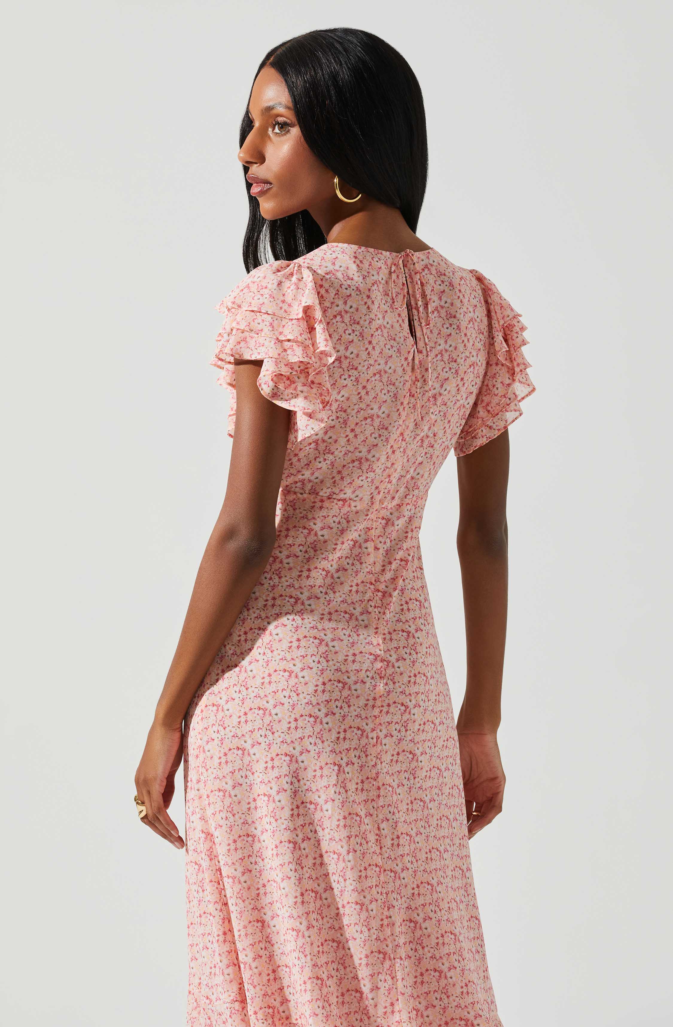 Floral Ruffle Dress