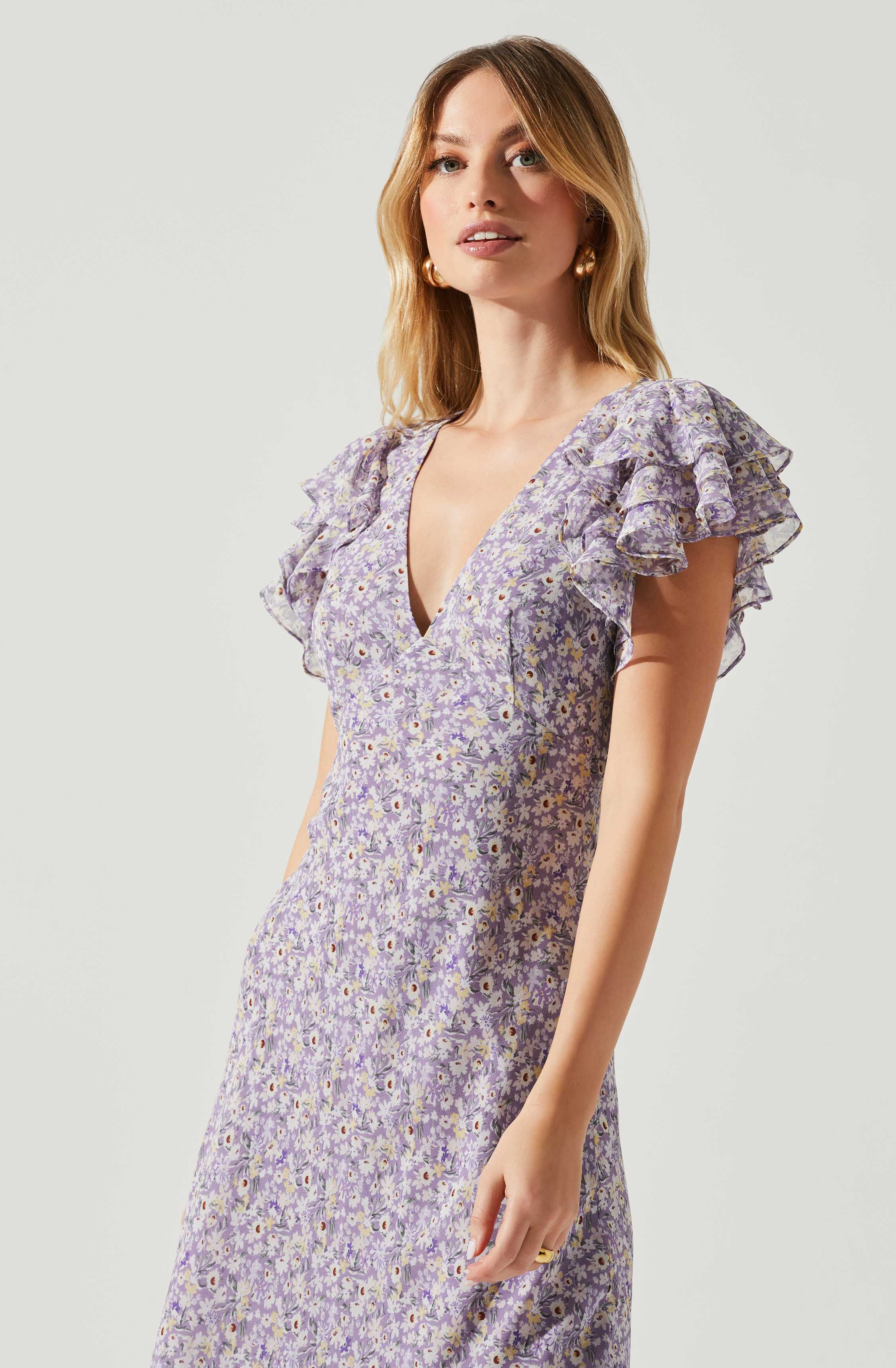 Floral Ruffle Dress