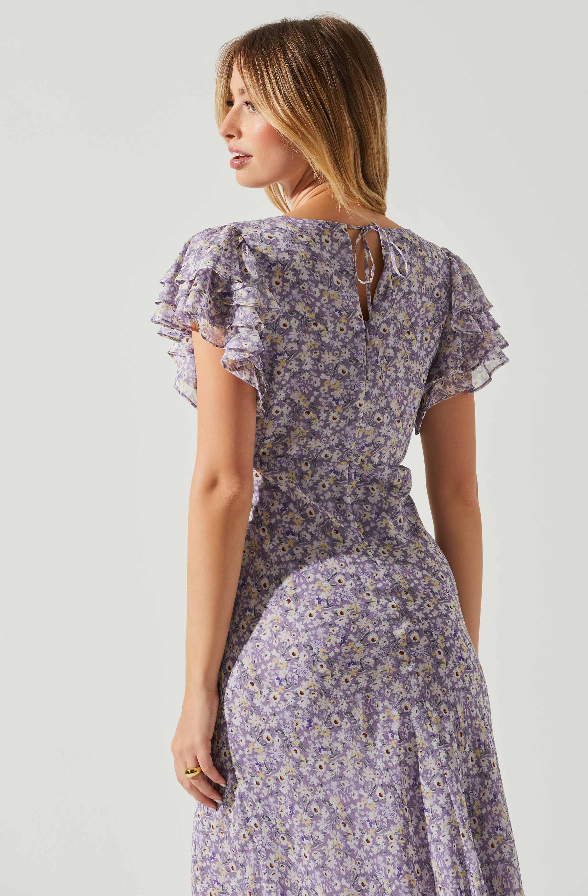 Floral Ruffle Dress