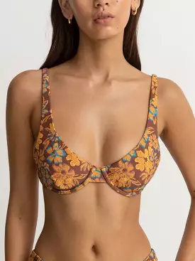 Floral Underwire Bikini Top - Oasis Collection.