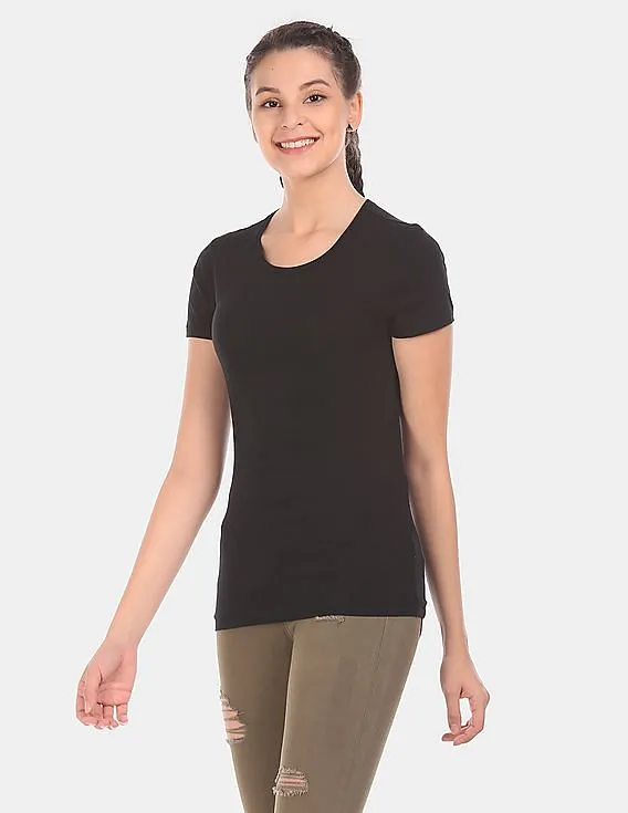 GAP Black Pure Body Short Sleeve Tee Women