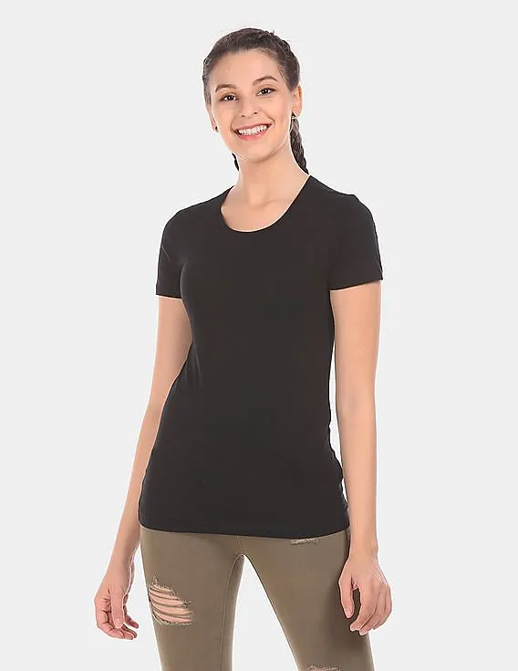 GAP Black Pure Body Short Sleeve Tee Women