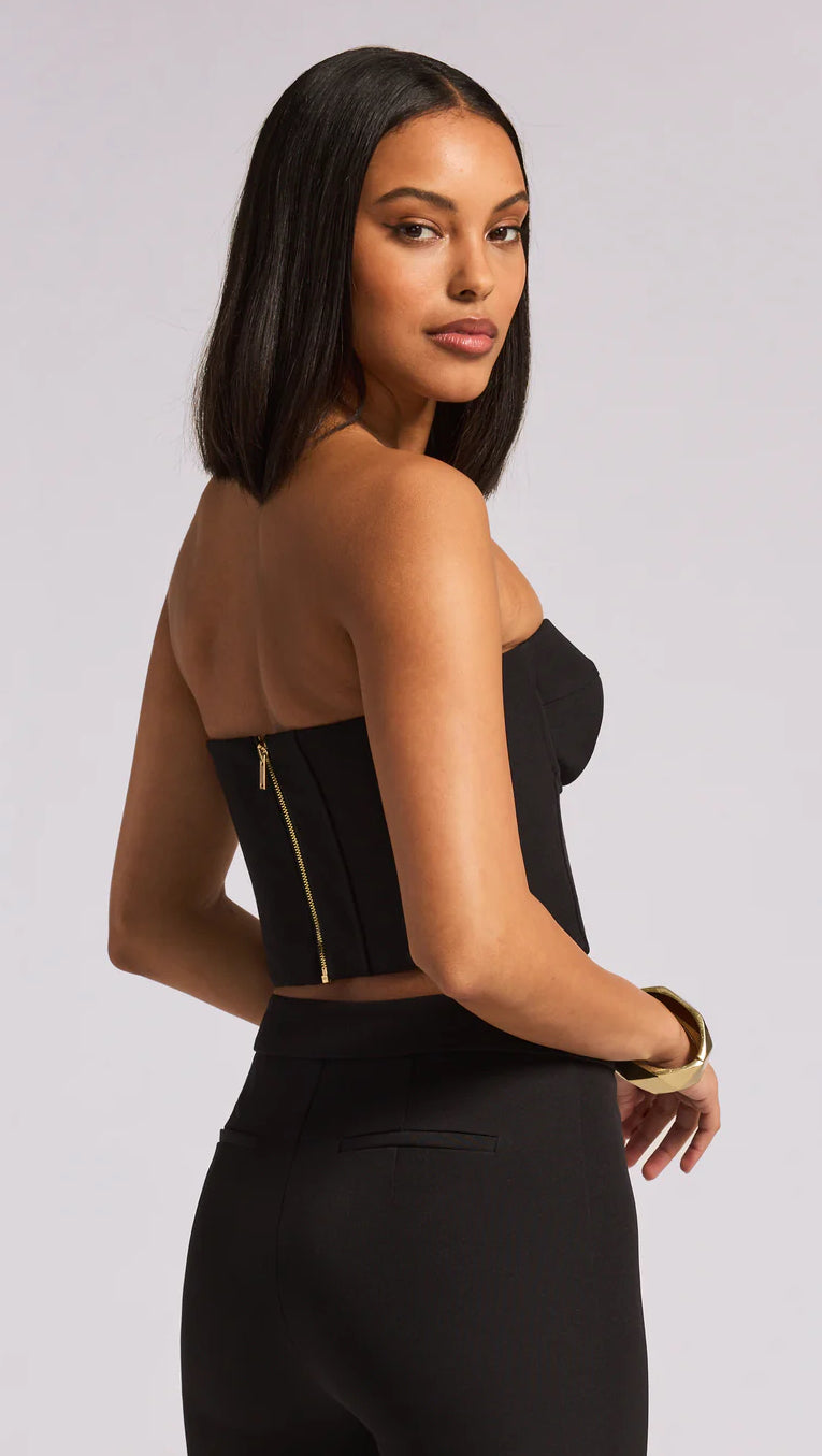 Generation Love Elaia Crepe Bustier Black