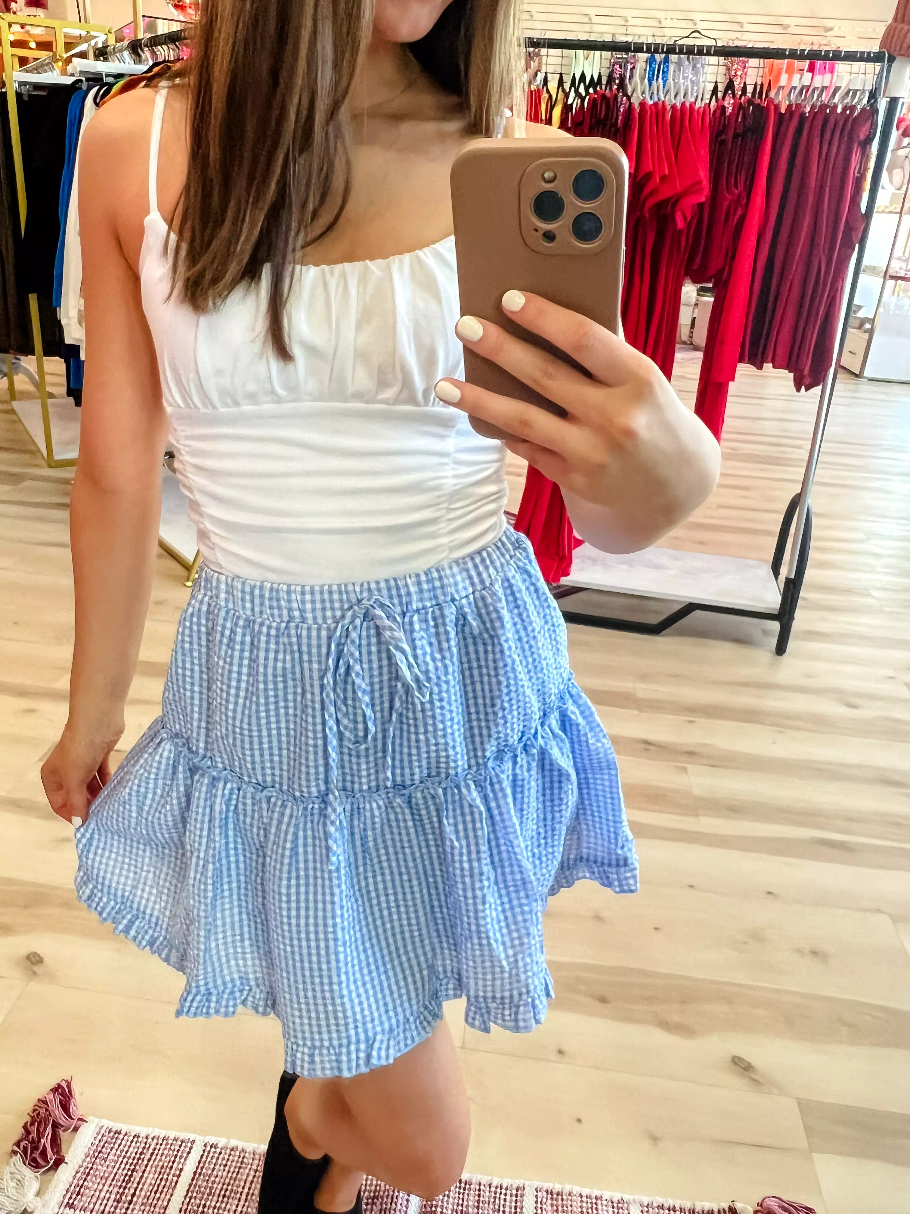 Gingham Skirt