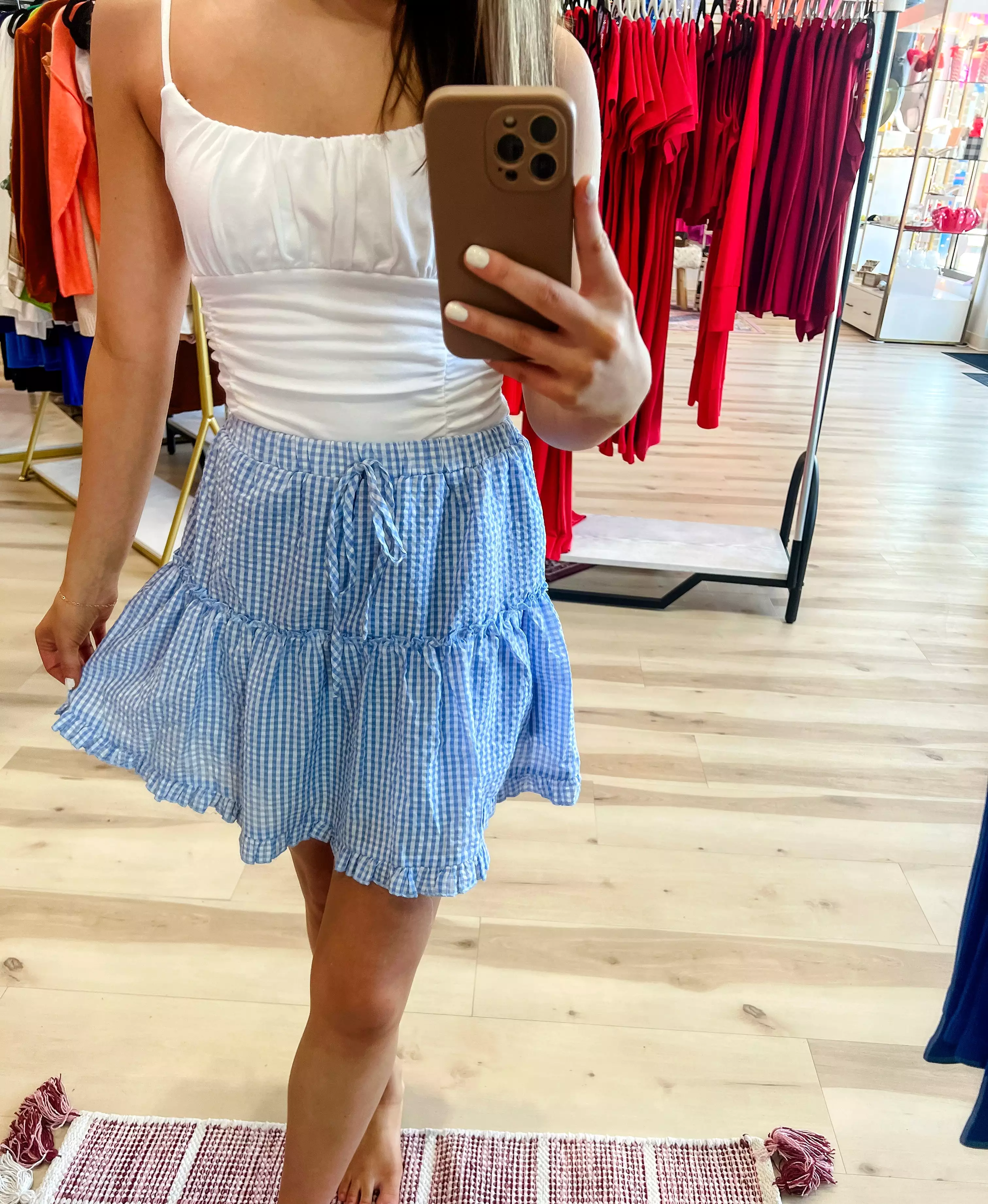 Gingham Skirt