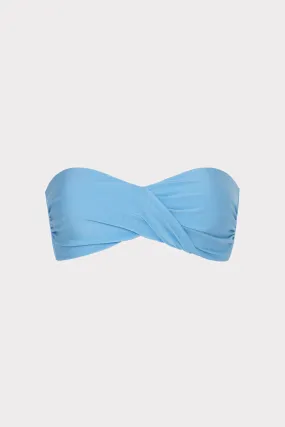 Twist Bandeau Top with Gloss Finish