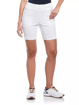 Golf shorts for women with pull-on style