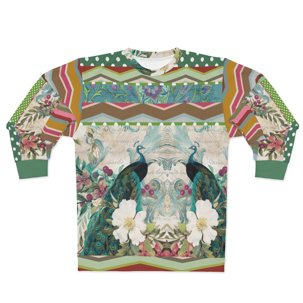 Green Peacock Sweatshirt