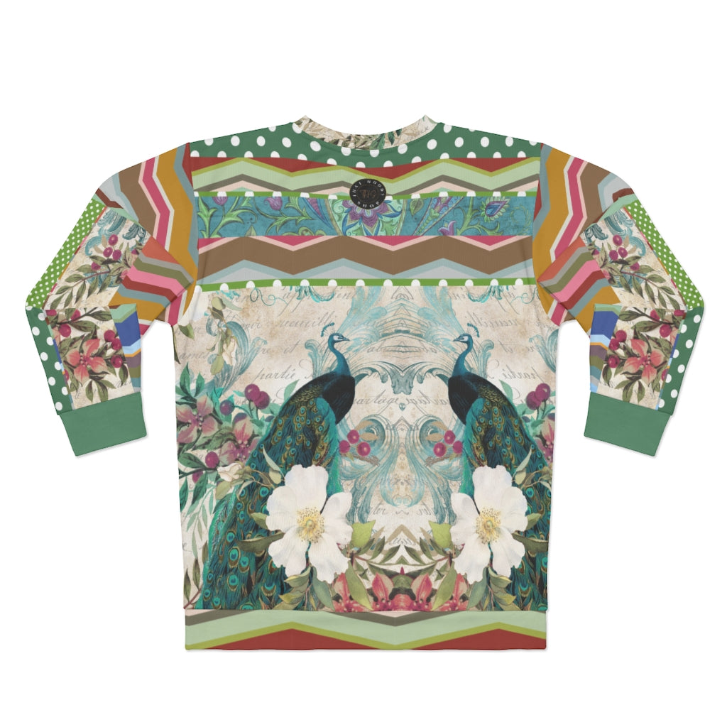 Green Peacock Sweatshirt