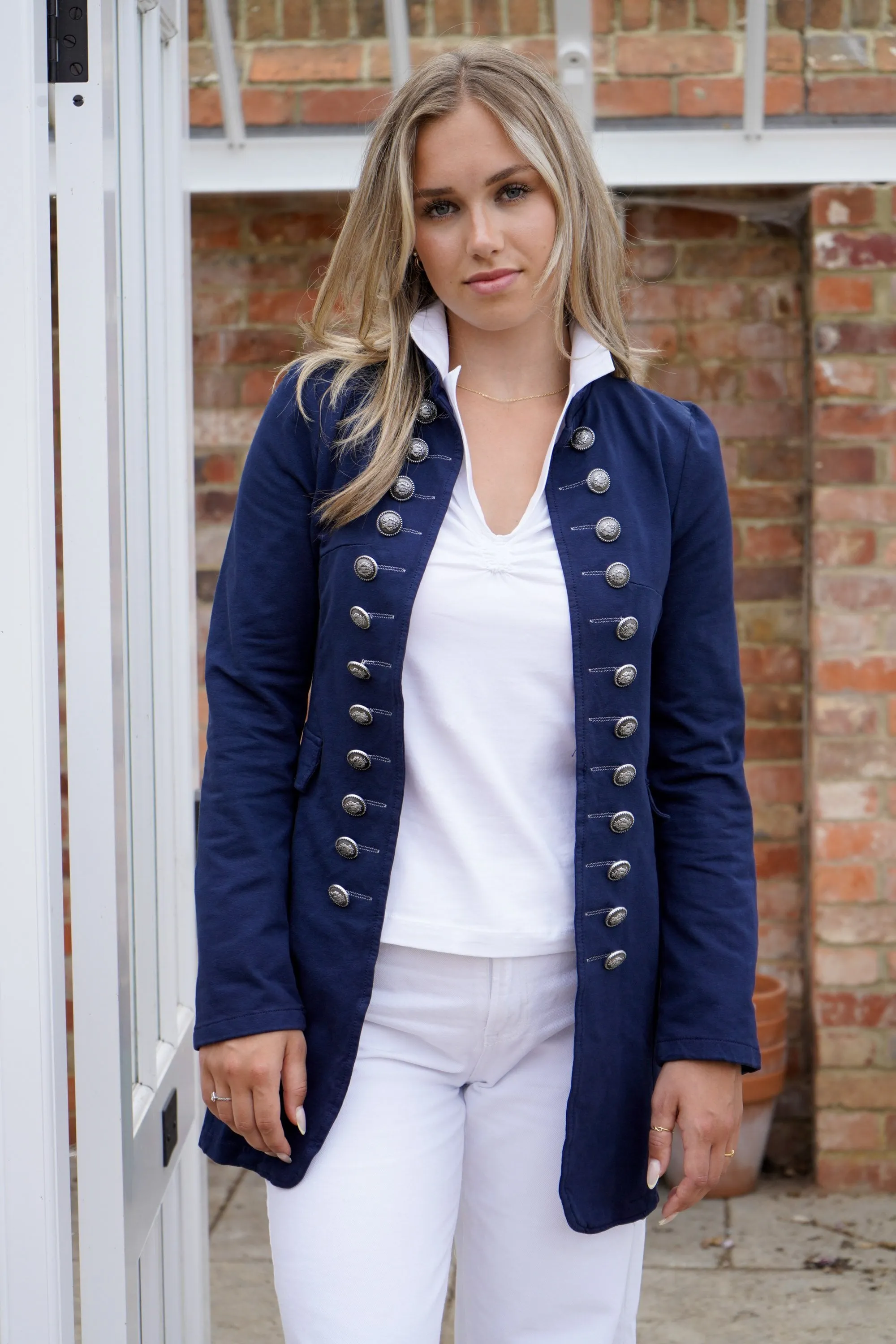 Long Hampton Military Style Jacket