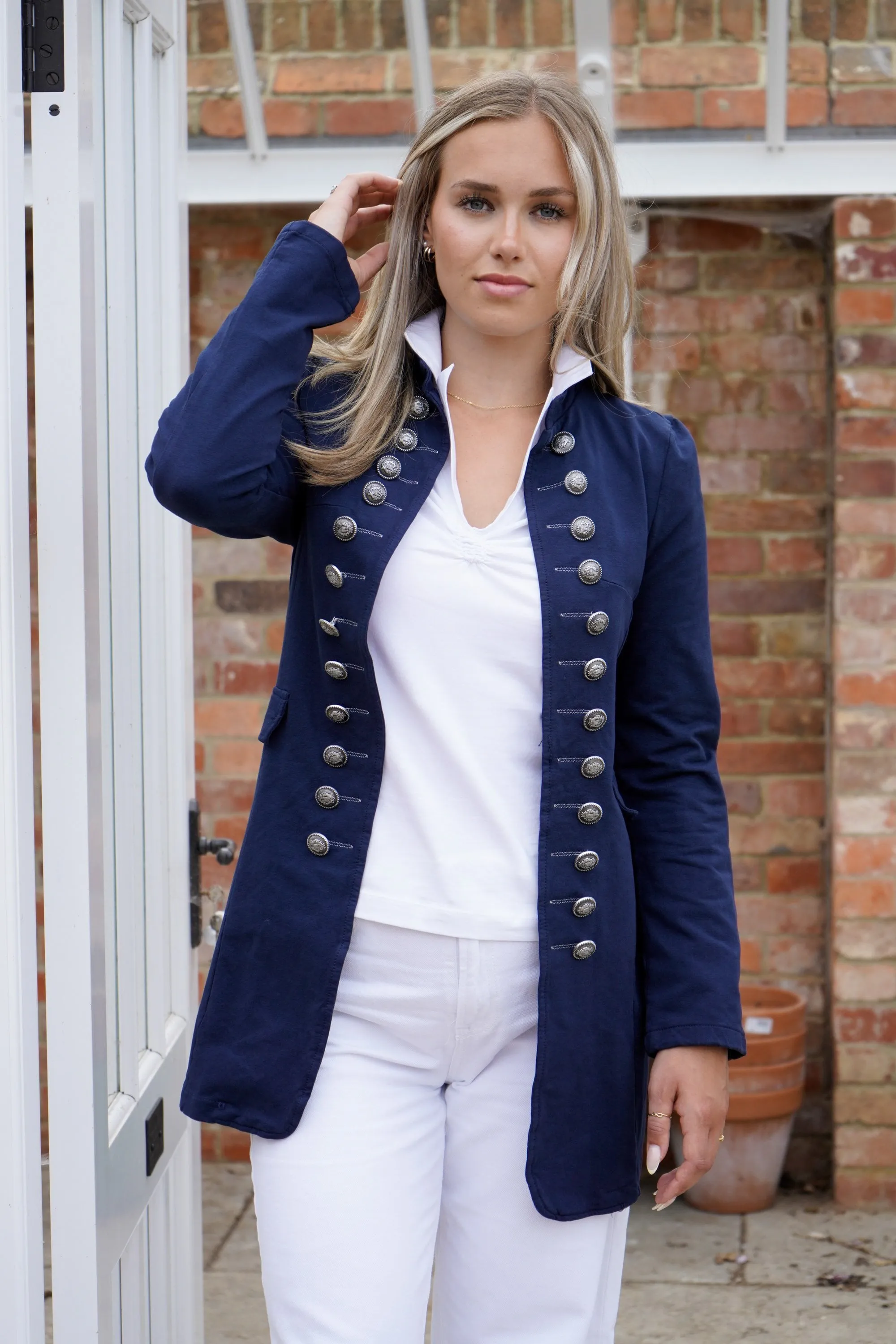 Long Hampton Military Style Jacket