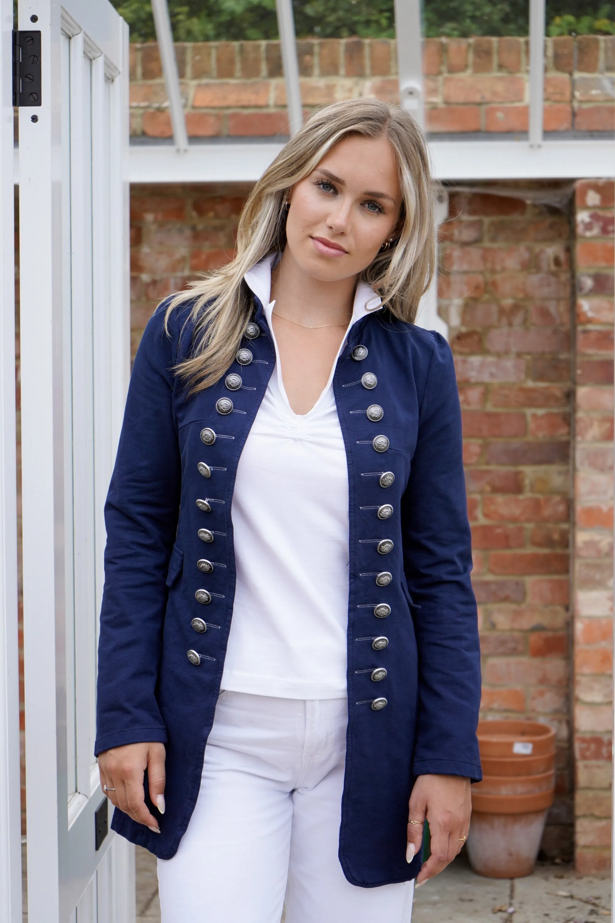 Long Hampton Military Style Jacket