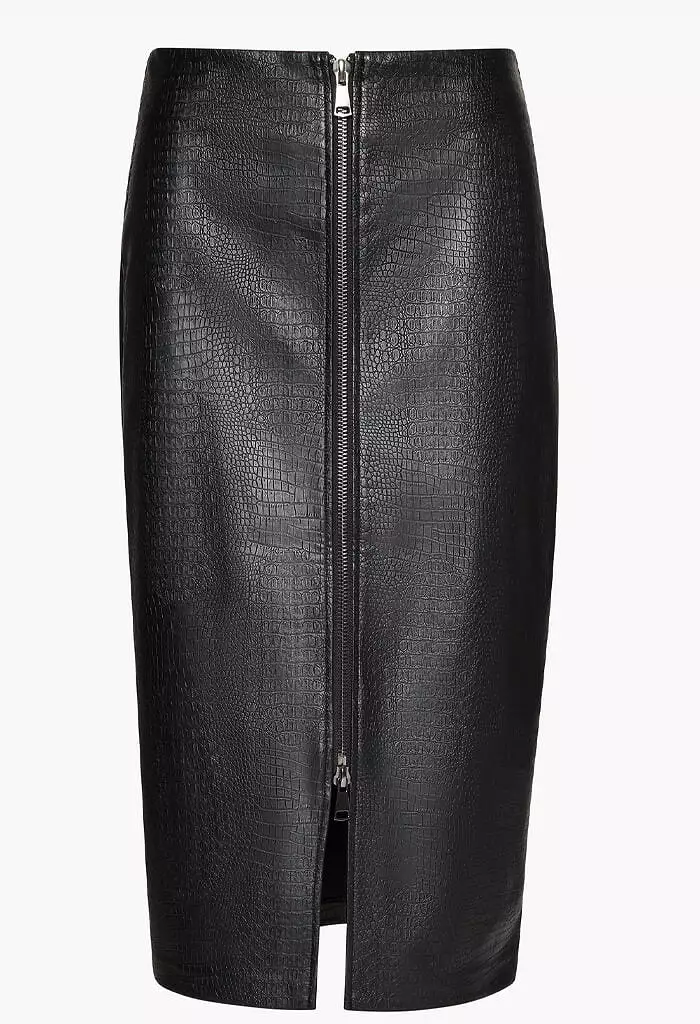 Hayes Midi Skirt - Dark Brown