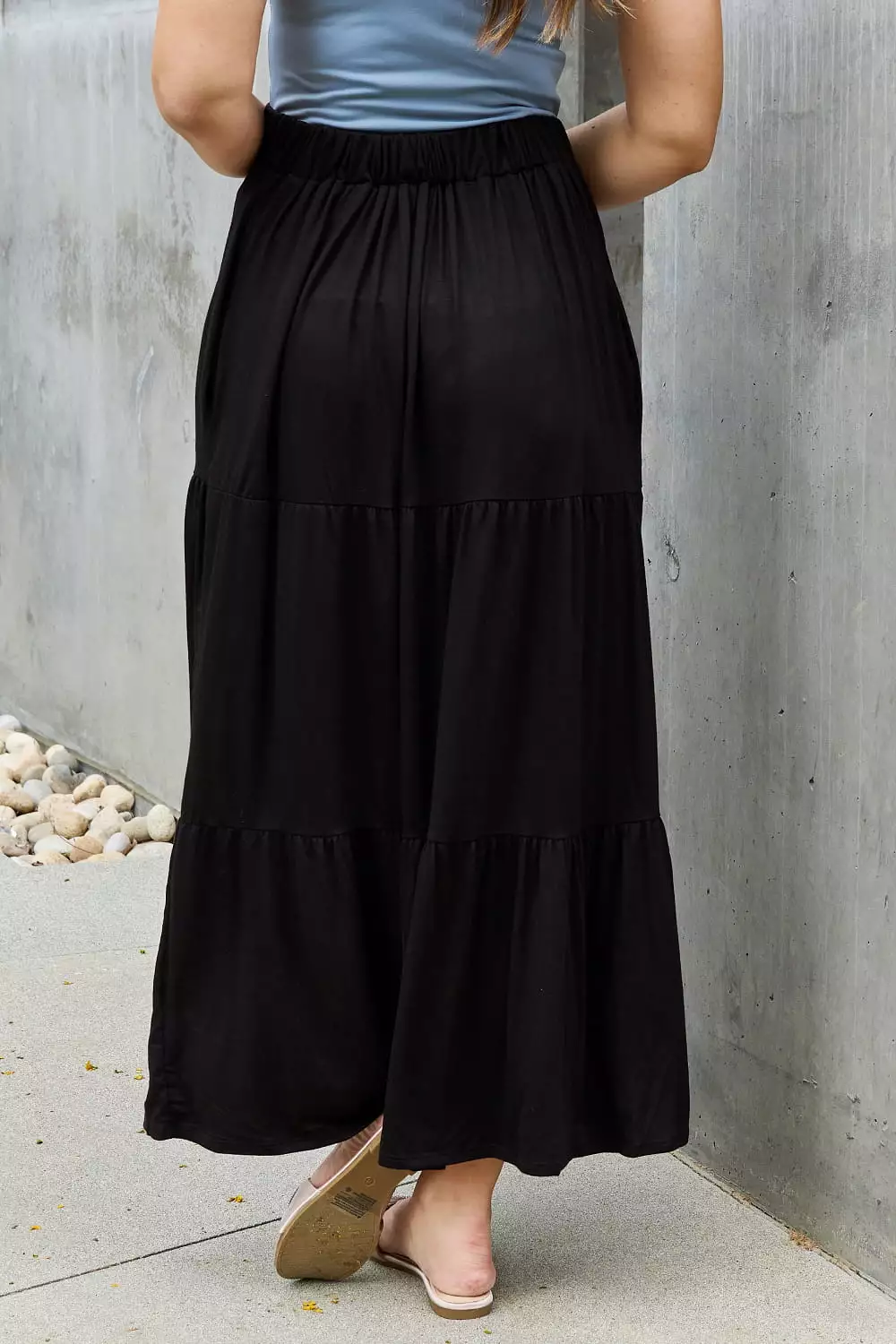 Heimish Solid Maxi Skirt - Full Size - Easy & Convenient - Available Now