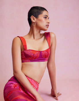 Hemant Nandita Multicolor Soma Bandeau