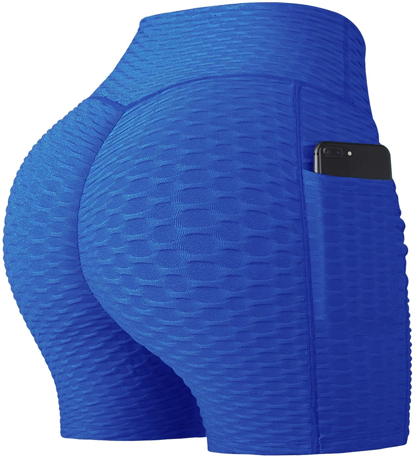 High-Performance Women's Yoga Active Workout Bike Short with Side Pocket for Booty Lift